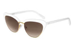 PEGGY Sunglasses- Cotton/Brown Gradient Polarised
