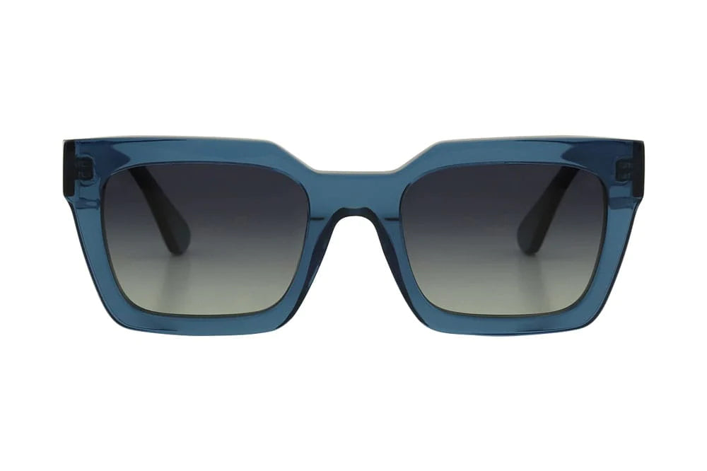 SOL Sunglasses - Crystal Blue/Grey Gradient Polarised