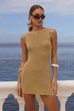 ARIYA MINI DRESS - GOLD