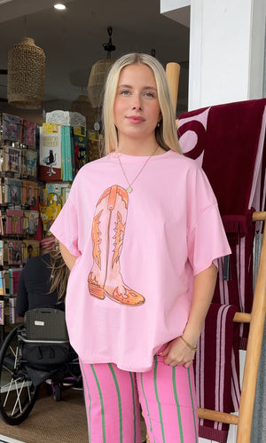 Cowgirl boots tee frankie collection