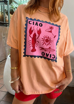 By Frankie Ciao Seafood Lunch Orange Tee
