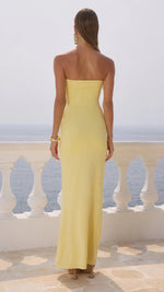 KLEO MAXI DRESS - LEMON