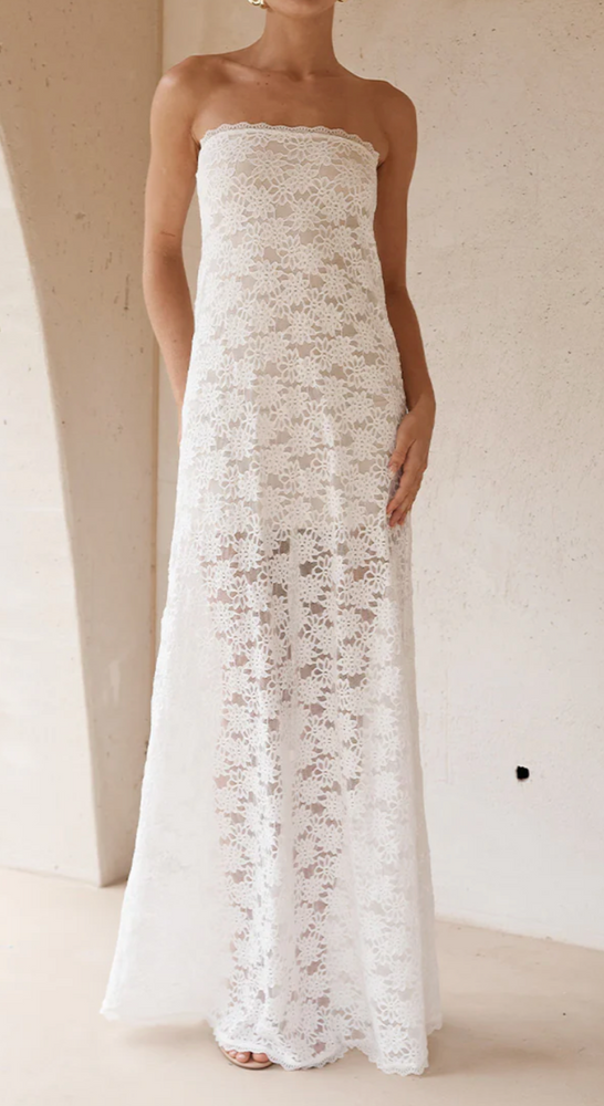 The Angelic strapless Maxi