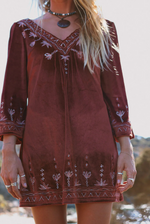 Hendrix Tunic - Rust