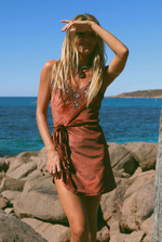 Hendrix Mini Dress - Rust