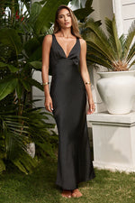 MANON MAXI DRESS - BLACK