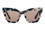 DUSK Sunglasses - Beige Tort/Brown Polarised