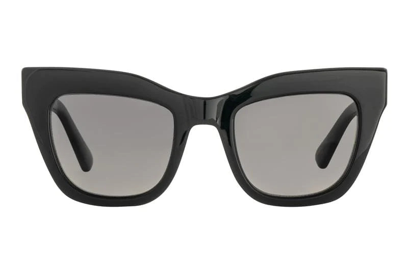 DUSK Sunglasses - Shiny Black/Grey Gradient Polarised