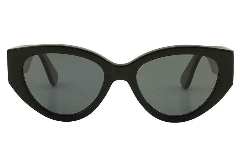 Franki Sunglasses - Shiny Black/Grey Polarised