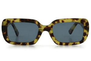 SANDY Sunglasses - Havana Tort/Light Blue Polarised