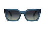 SOL Sunglasses - Crystal Blue/Grey Gradient Polarised