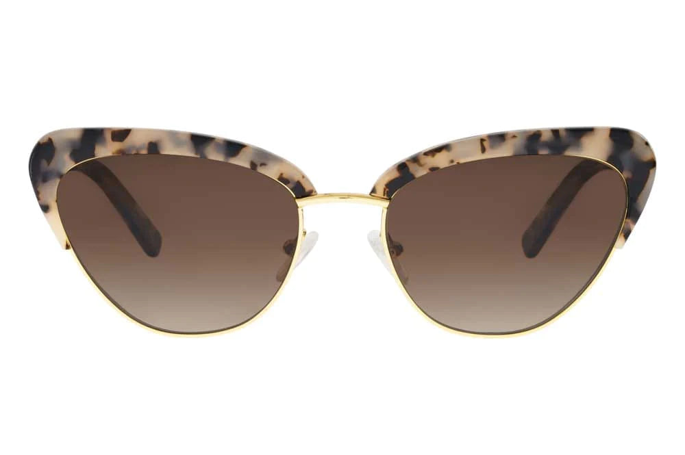 PEGGY Sunglasses - Beige Tort/Brown Gradient Polarised